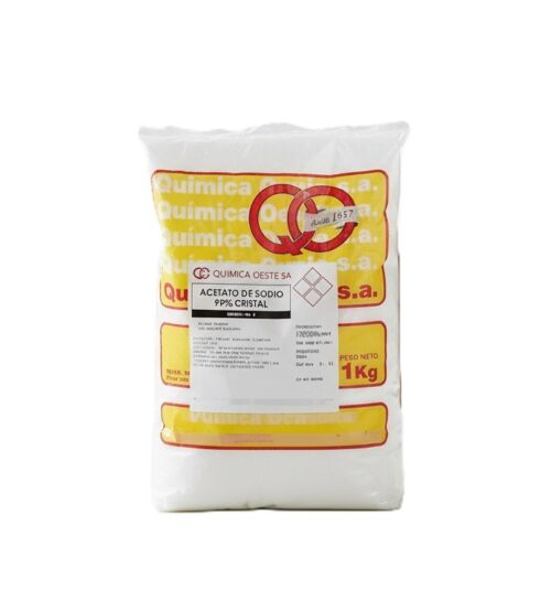 ACETATO DE SODIO 99% CRISTAL x 1KG