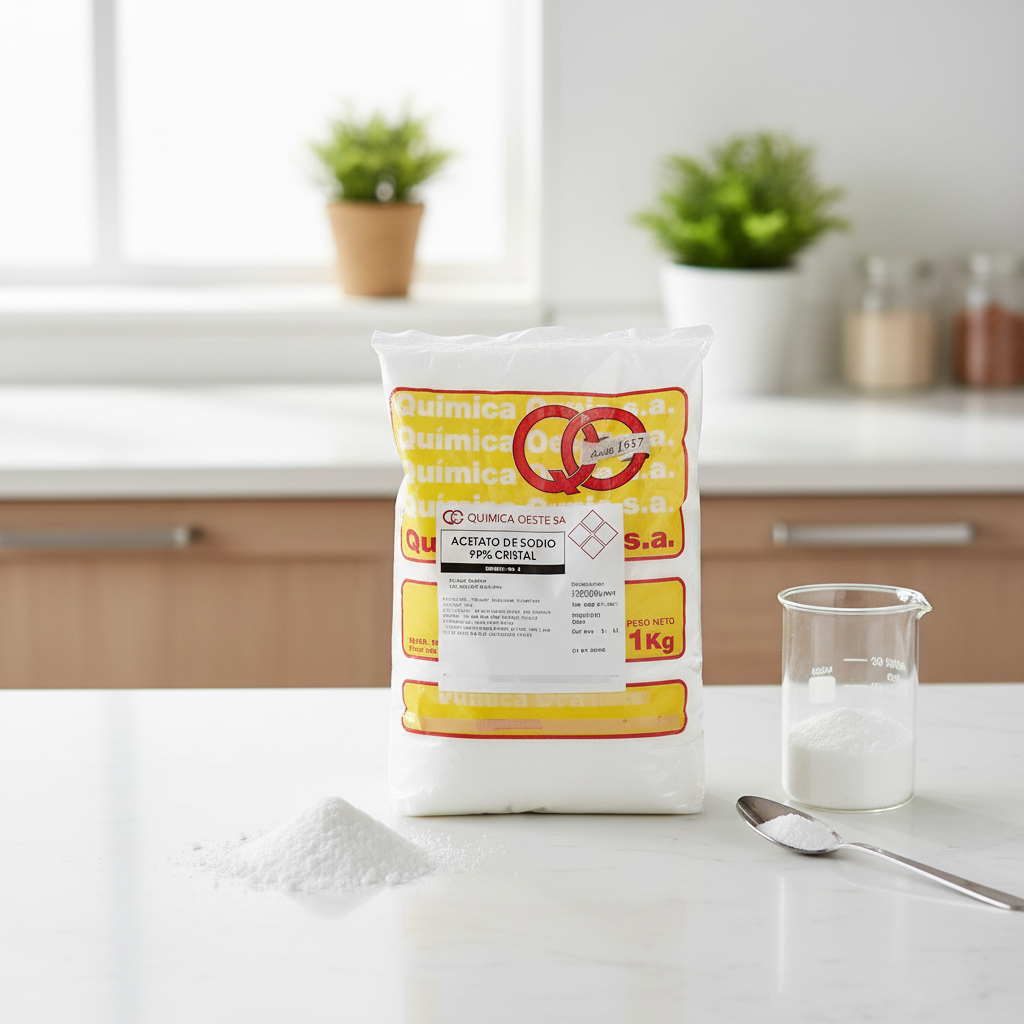 ACETATO DE SODIO 99% CRISTAL bolsx1KG