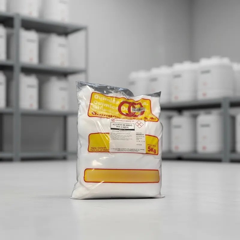 ACETATO DE SODIO 99% CRISTAL bolsx5Kg