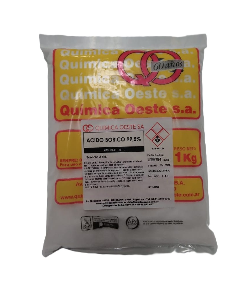 ACIDO BORICO 99,5% bolsx1KG