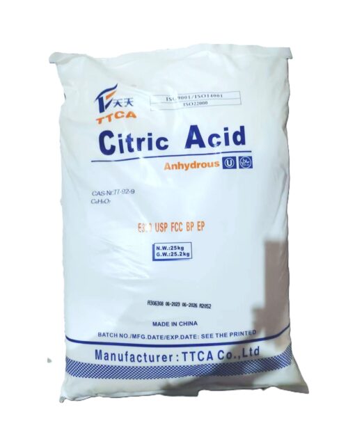 ACIDO CITRICO ANH 99.5% FG x 25Kg