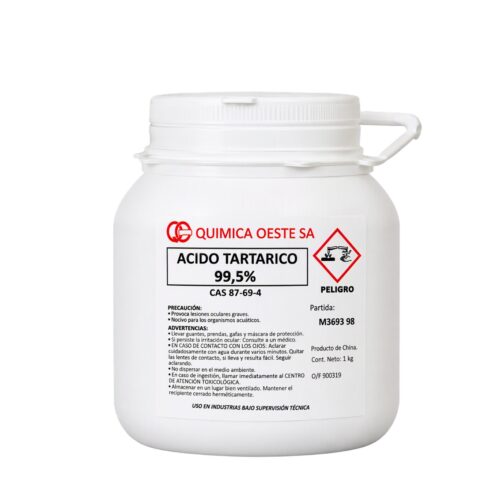 ACIDO TARTARICO 99,5% DL x 1KG
