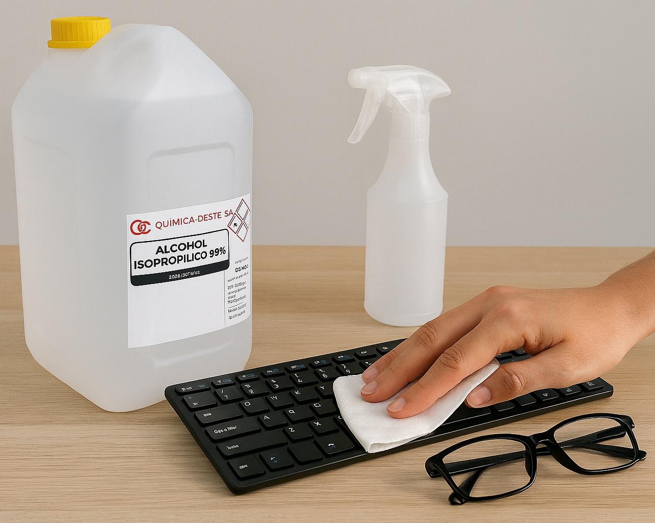 ALCOHOL ISOPROPILICO 99% bidox5LTS