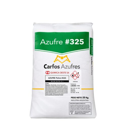 AZUFRE Polvo #325 Bolsa x 25Kg