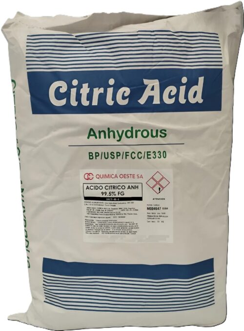 ACIDO CITRICO ANH 99,5% bolsx1KG