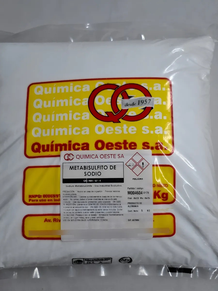METABISULFITO DE SODIO bolsx5KG