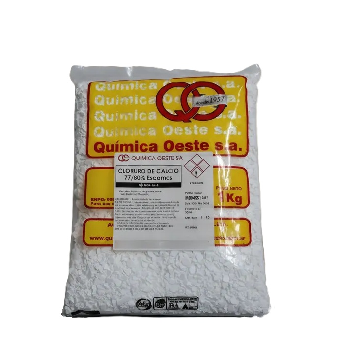 CLORURO DE CALCIO 77/80% Esc bolsx1KG