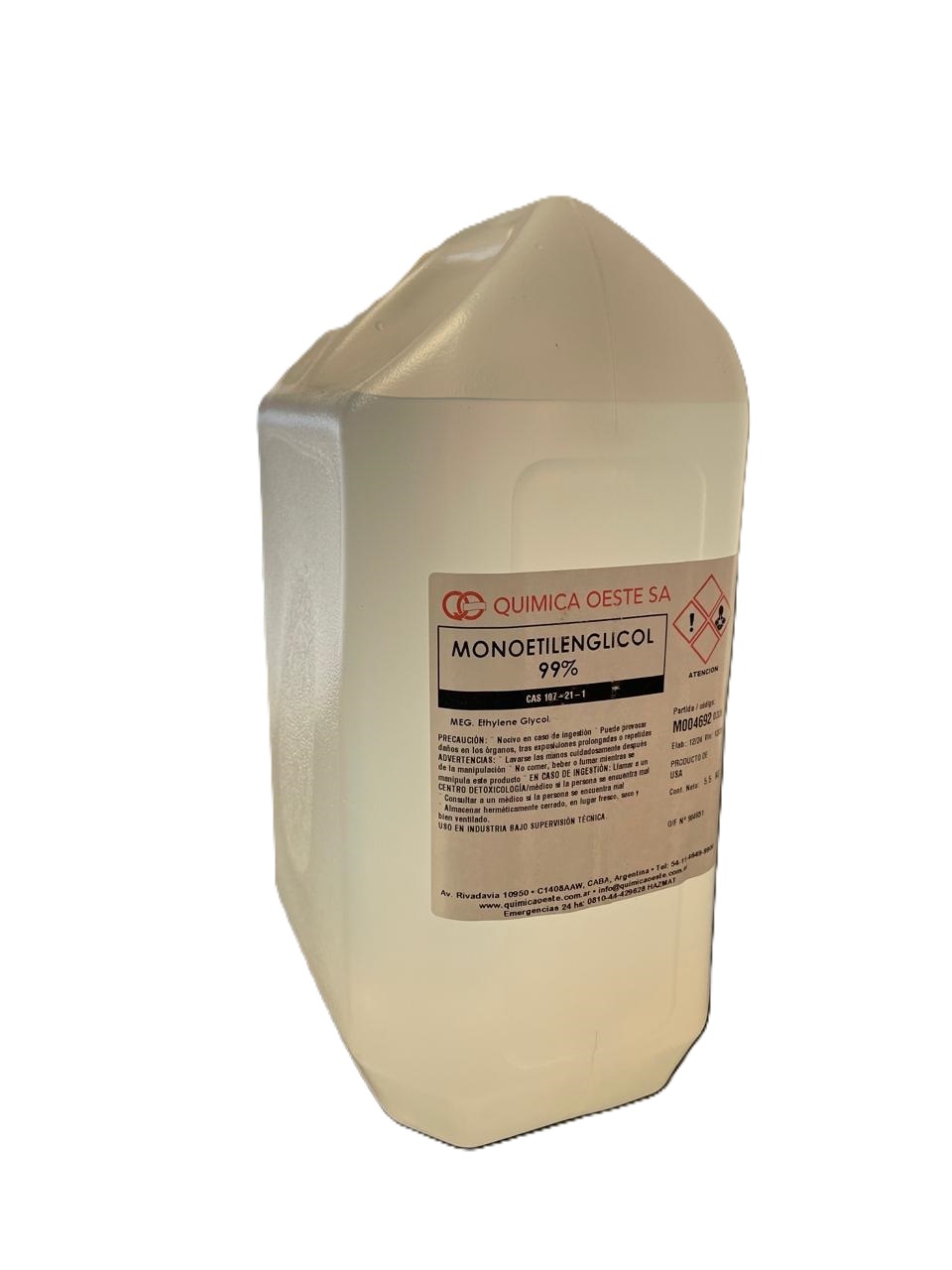 MONOETILENGLICOL 99% x5,5Kg