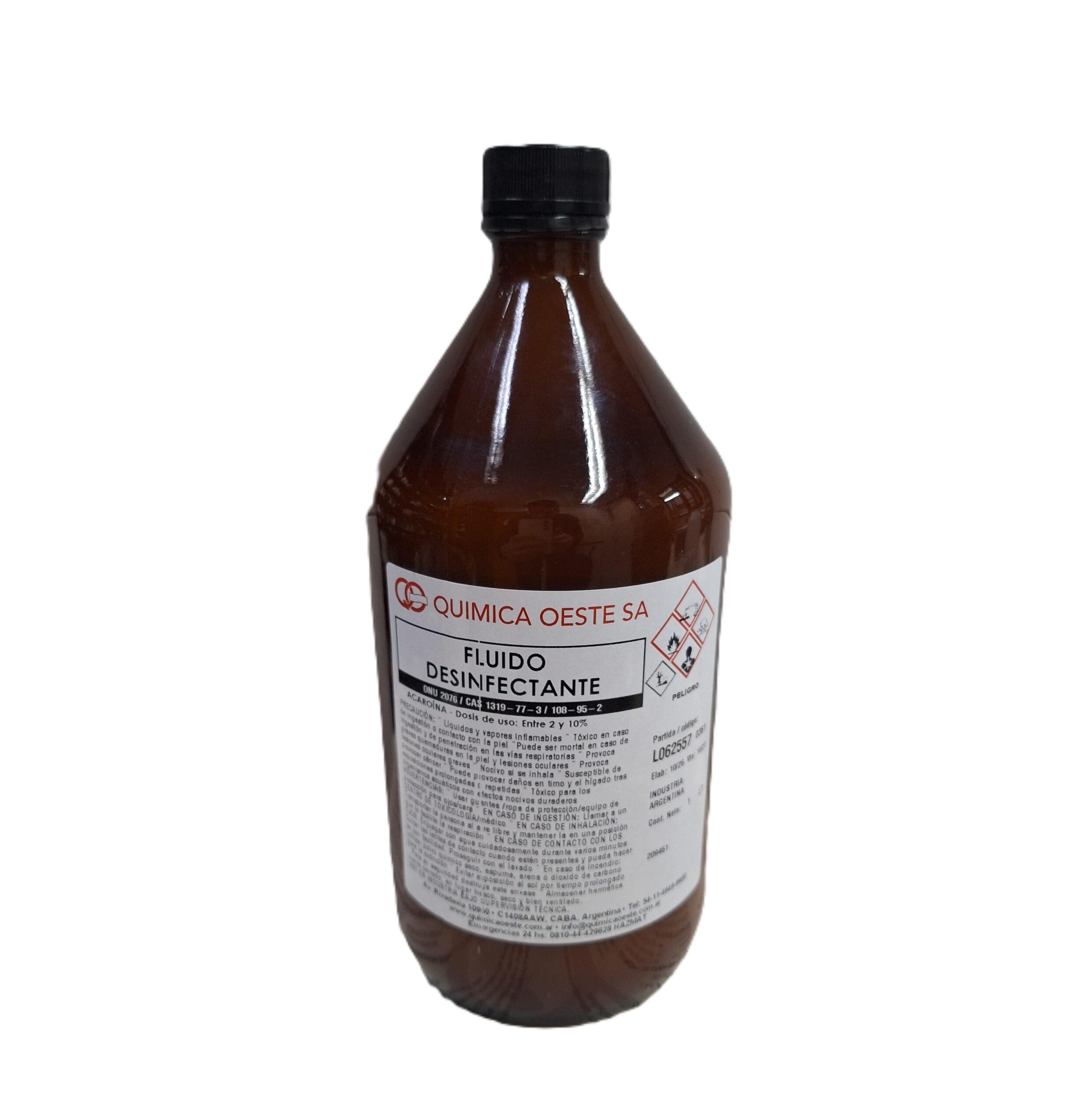 FLUIDO DESINFECTANTE – Acaroína – x 1 Litro