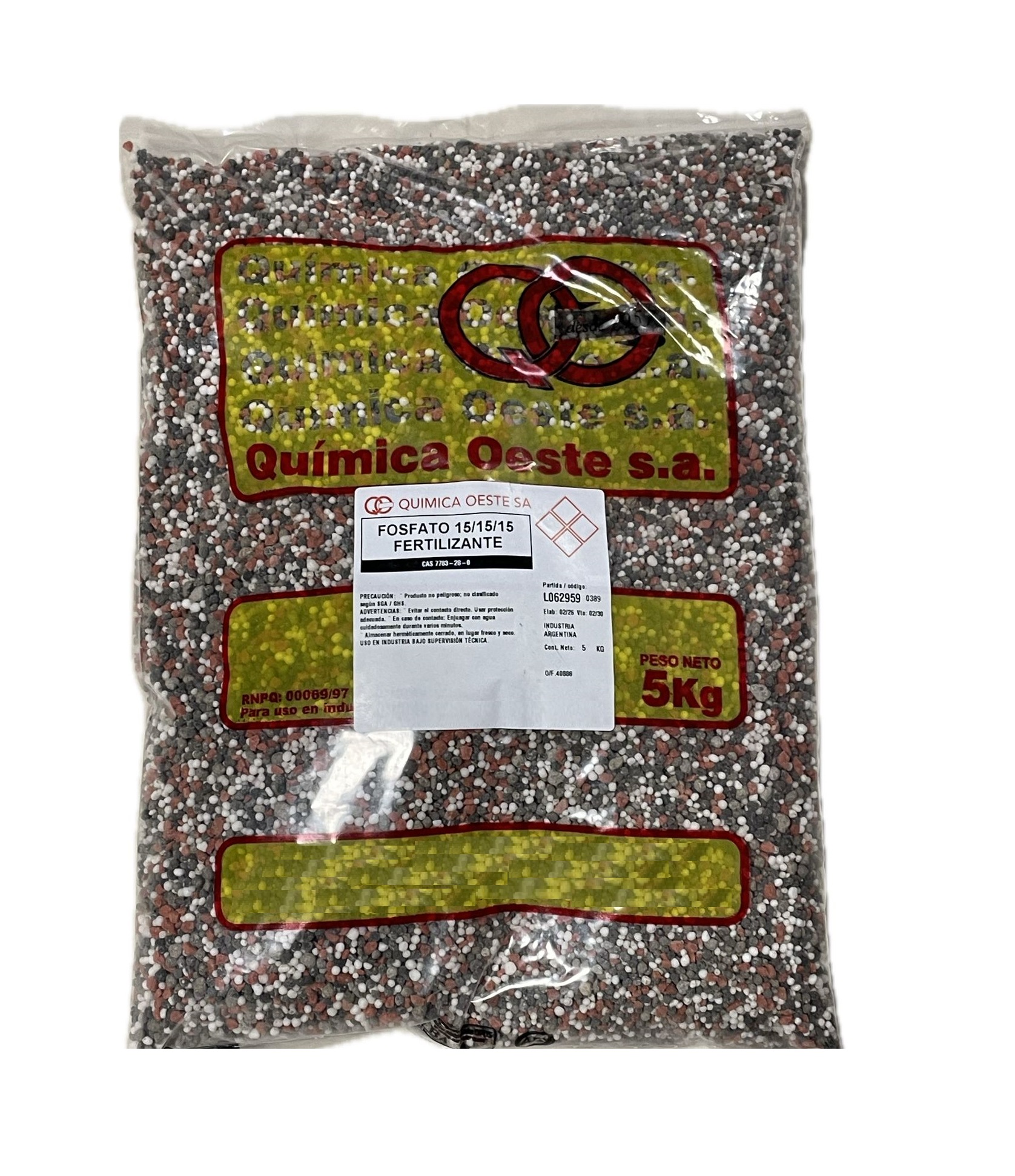 FOSFATO 15/15/15 FERTILIZANTE x 5 KG