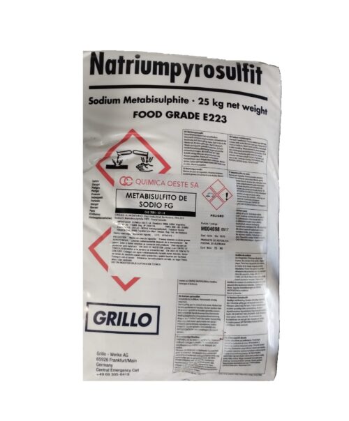 METABISULFITO DE SODIO FG x 25Kg