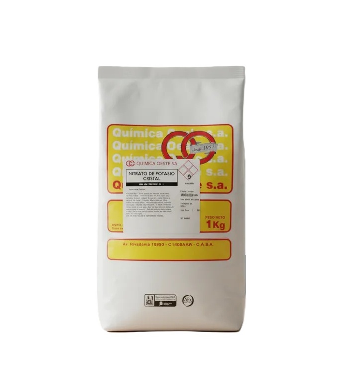 NITRATO DE POTASIO CRISTAL bolsx1KG