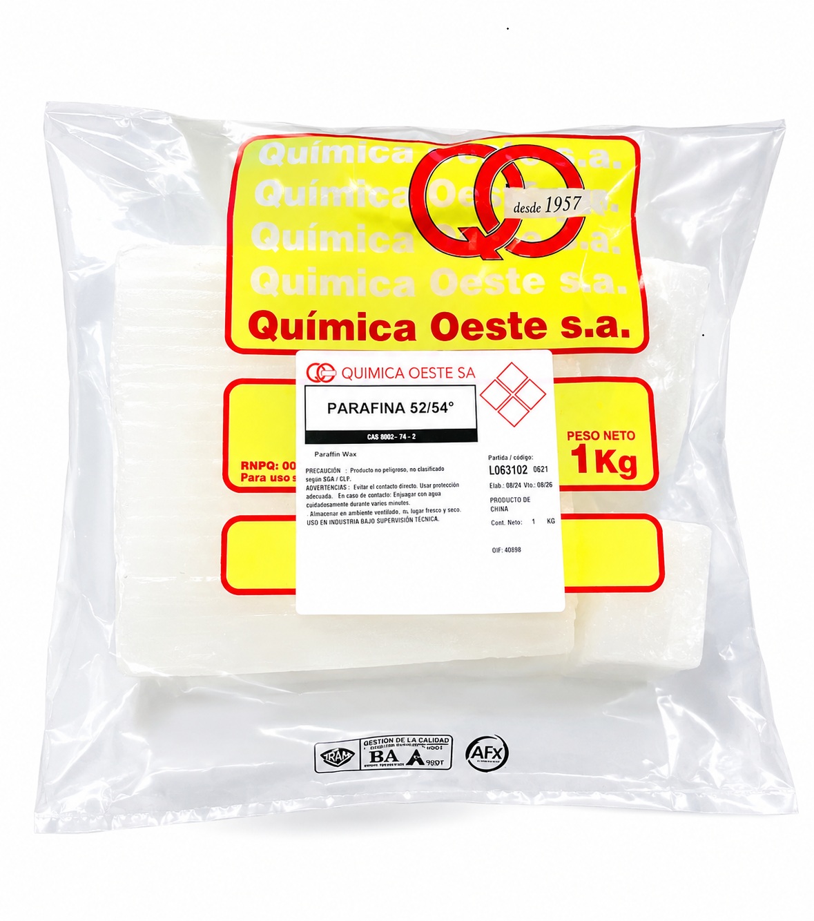 PARAFINA 52/54º x 1KG