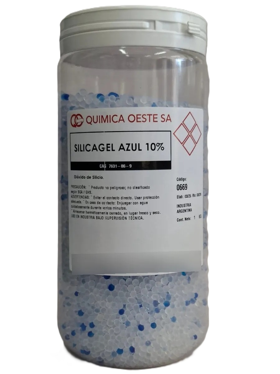 SILICAGEL AZUL 10% Pote x 1Kg