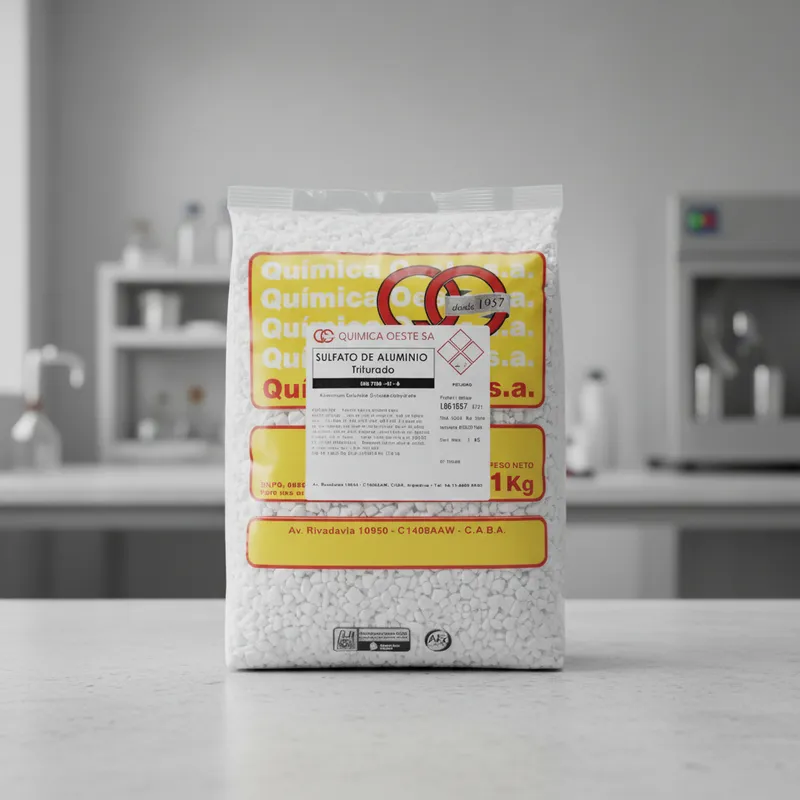 SULFATO DE ALUMINIO Triturado bolsx1Kg