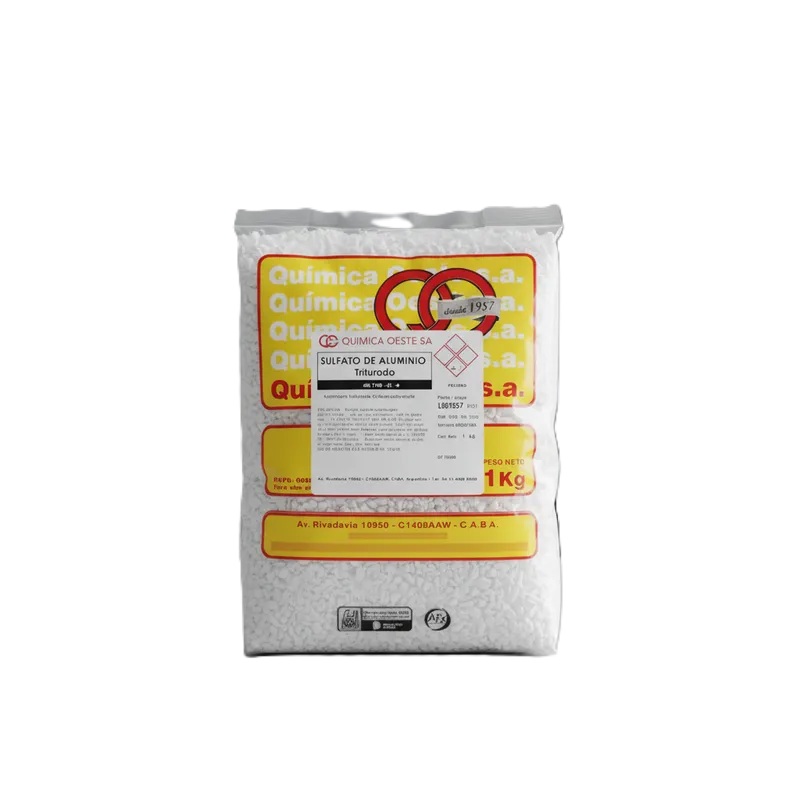 SULFATO DE ALUMINIO Triturado bolsx1Kg