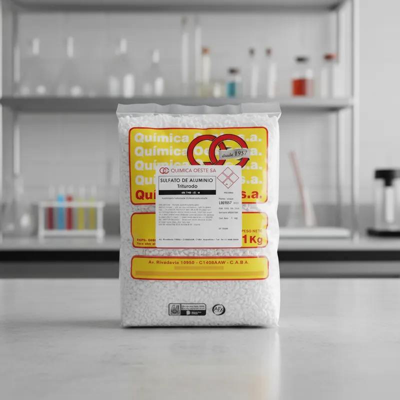 SULFATO DE ALUMINIO Triturado bolsx1Kg