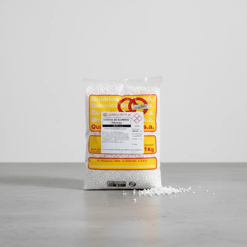 SULFATO DE ALUMINIO Triturado bolsx1Kg
