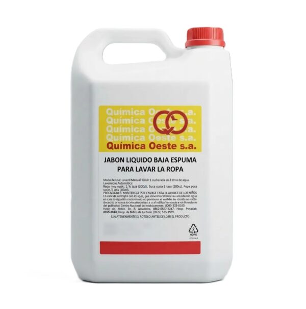 JABON LIQUIDO BAJA ESPUMA x 5Lt