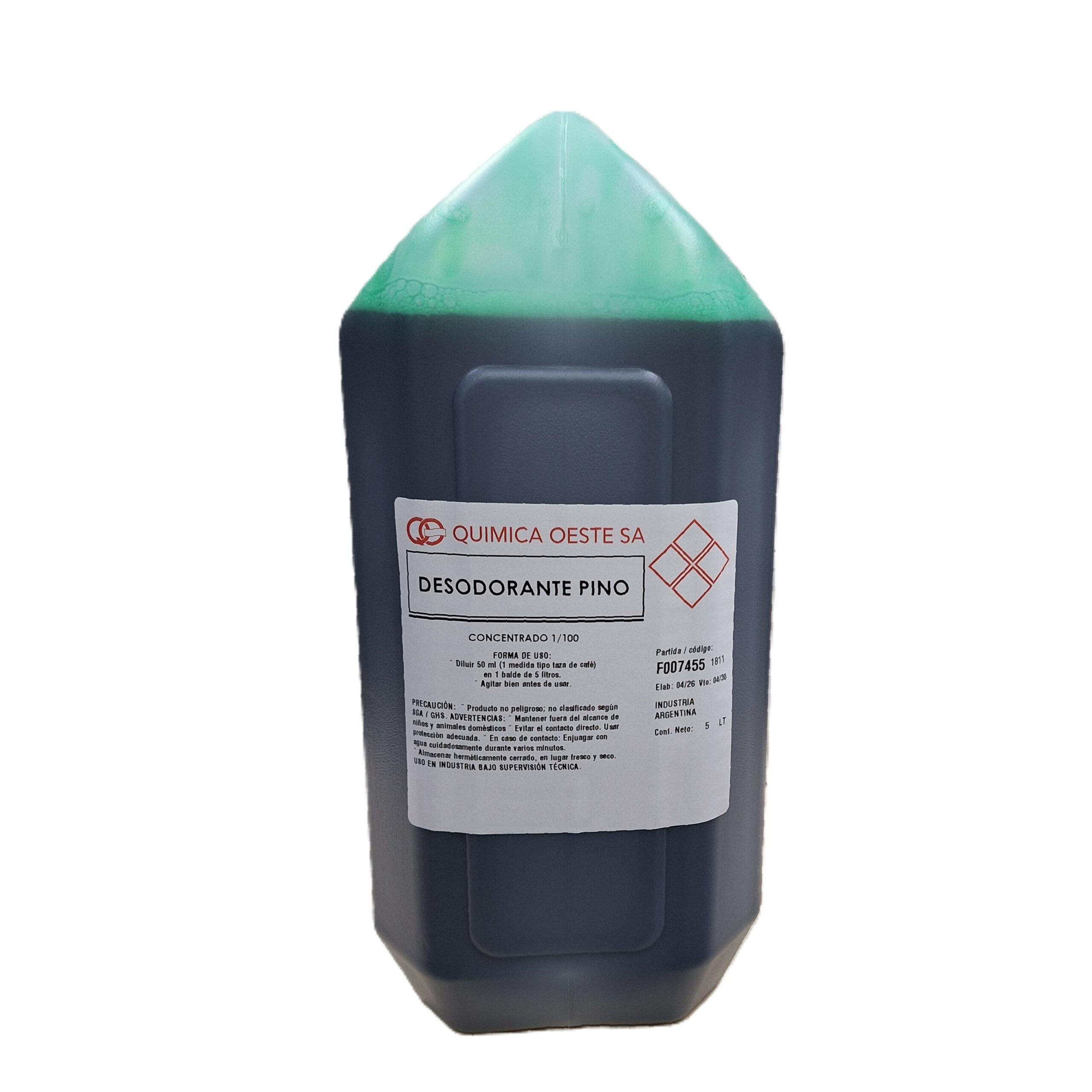 DESODORANTE PINO CONCENTRADO /100 x 5 Lt