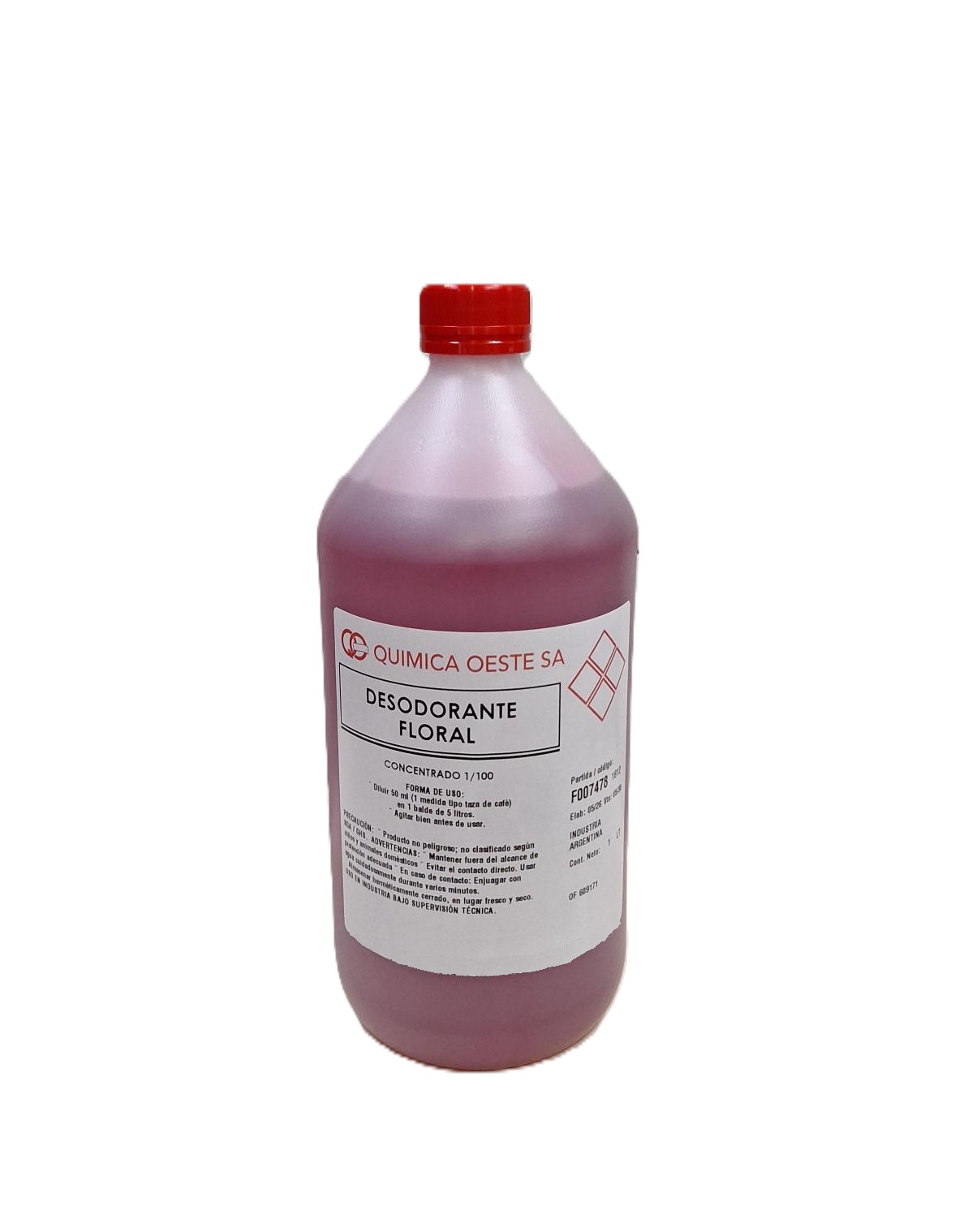 DESODORANTE FLORAL CONC 1/100 x 1Lt