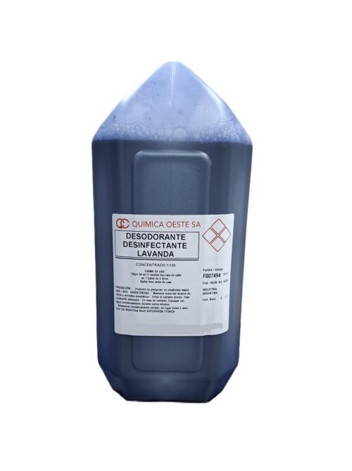 DESODORANTE DESINFECTANTE LAVANDA x 5 Lt