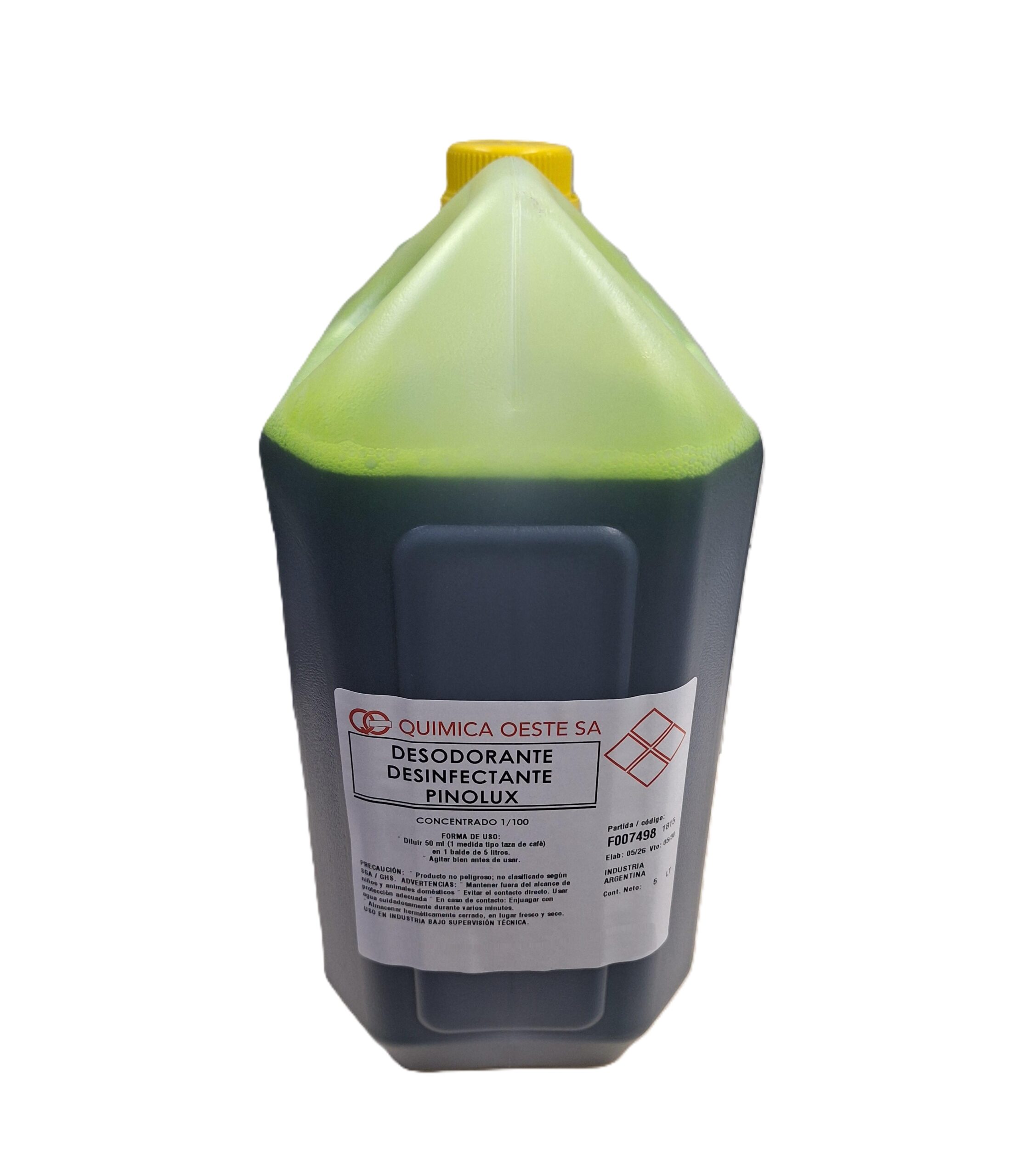 DESODORANTE DESINFECTANTE PINOLUX x 5 Lts