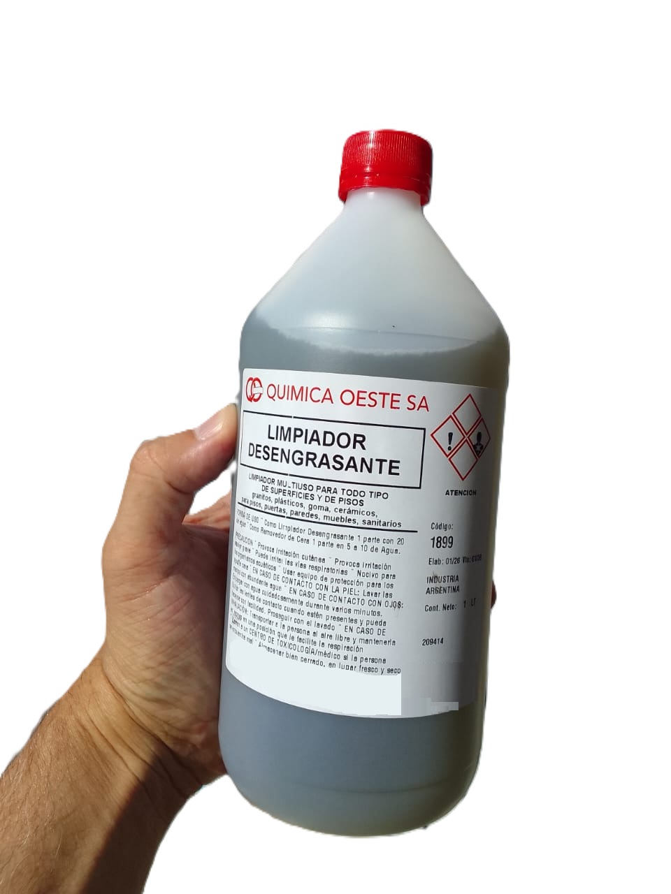 LIMPIADOR DESENGRASANTE x 1Lt