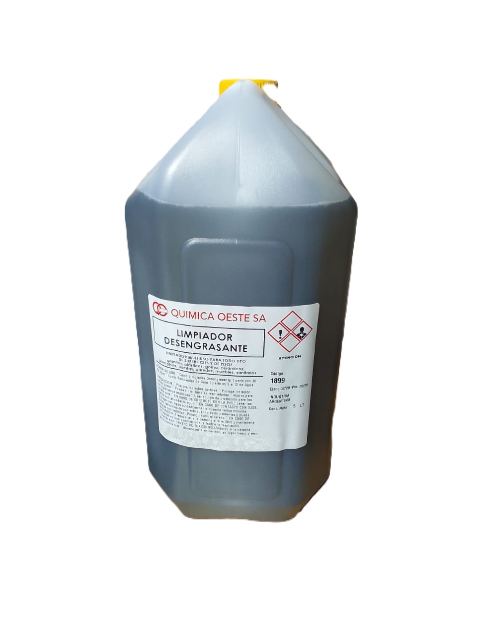 LIMPIADOR DESENGRASANTE bidox5Lt
