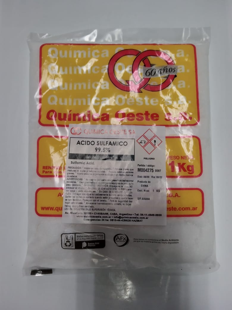 ACIDO SULFAMICO 99,5% bolsx1KG