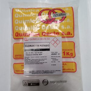 CLORURO DE POTASIO bolsx1KG