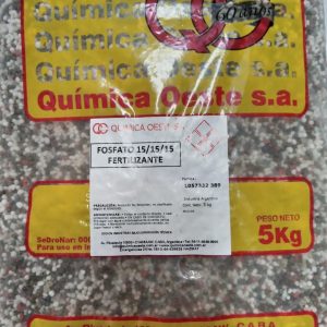 FOSFATO 15/15/15 FERTILIZANTE bolsx5KG