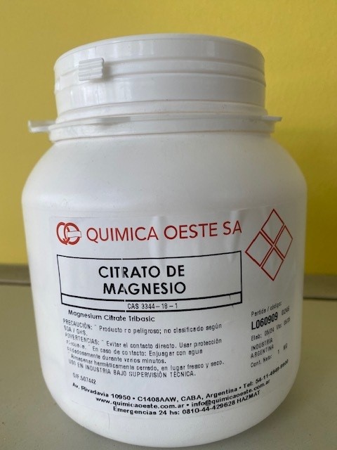 CITRATO DE MAGNESIO potex1Kg
