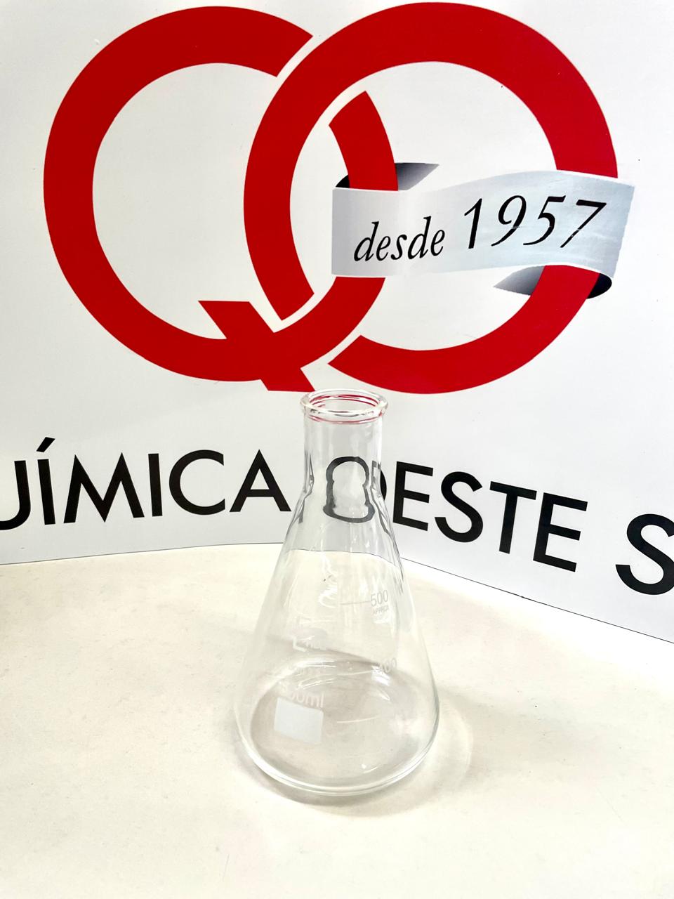 ERLENMEYER GRADUADO x 500 ml