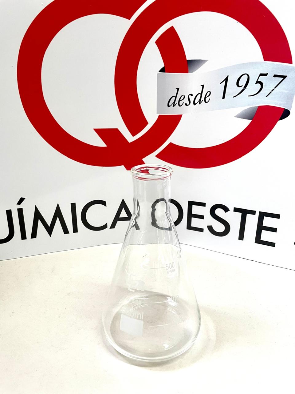 ERLENMEYER GRADUADO x 500 ml